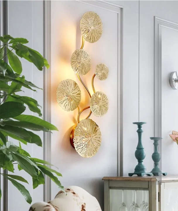 wall%20lamp%20Fancy%20wall%20lamp%20Gold%20Lotus%20Leaf%20Wall%20Lamp%20-%20Image%204