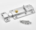 Stainless steel towal bolt with screw door lock kundi automatic button. 
