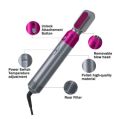 5 in 1 Hair Dryer & Hot Air Brush Styler for Volumizing, Curling, Straightening – Fast Drying with Anti-Frizz Negative Ion Technology. 