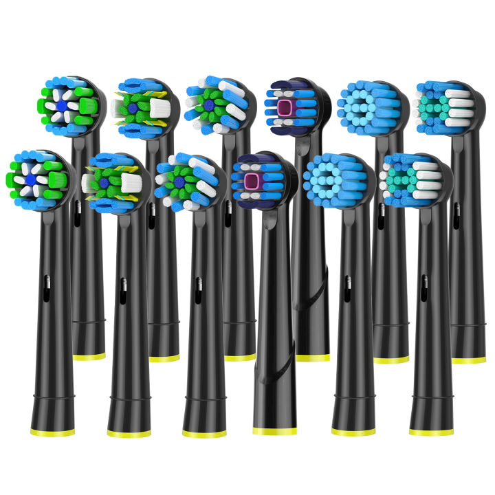 4-12Pack Replacement Toothbrush Heads Compatible with Braun Oral b 7000/Pro 1000/9600/ 5000/3000/8000 Electric Toothbrus