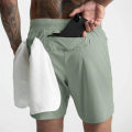 2025 NEW Summer Quick-Dry Training Shorts Men Sports Casual Clothing Fitness Workout Running Woven Compression Athletics Shorts.