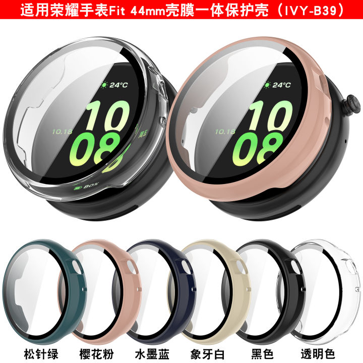 For%20Honor%20Watch%20fit%20strap%20active%20elegant%2044mm%20case%20diamond%20frame%20tempered%20glass%20screen%20protector%20hard%20cover%20smart%20watch%20band%20straps%20-%20Image%203