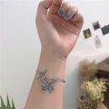 Korean Retro Butterfly Bracelet for Women | OT Buckle Chain Long Hollow Bracelet.