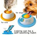 Lick Toys For Dogs Interactive Dog Toys Slow Feeder Food Dispenser For Puppy Training Enrichment Cat Feeding Crate Accessory. 