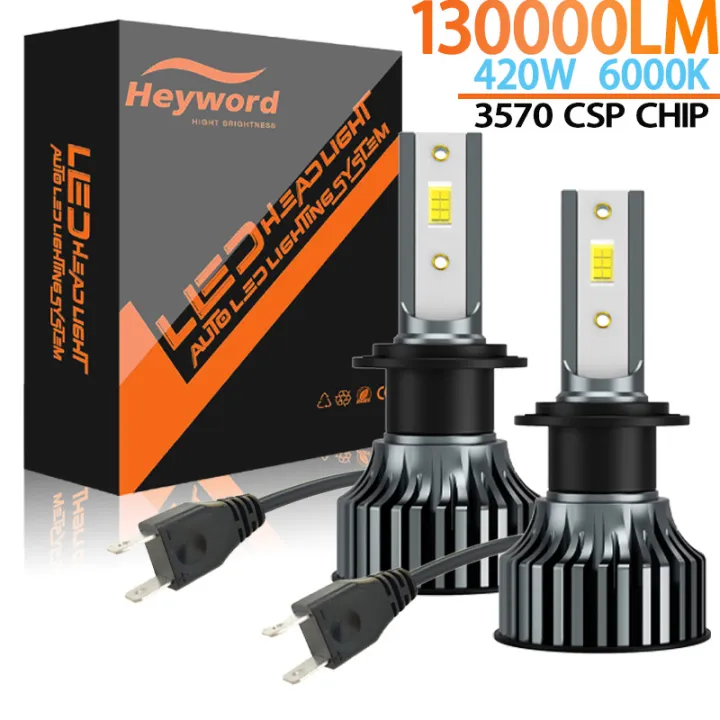 Heyword%202pcs%20Illas%2012V%209005%209006%20H1%20H4%20H7%20H13%209004%209007,%20120000LM%20300W%20Faro%20LED%20Superbrillante%20Para%20Coche,%20Chip%20COB,%206000K%20-%20Image%207
