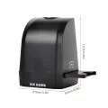 135 Film Slide Scanner Converter Portable Negative Film Scanner 8 Megapixel CMOS Convert 35mm/135mm Slides to Digital JPEG Photo. 