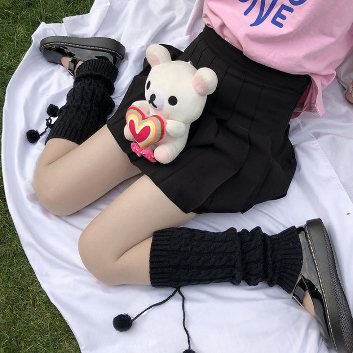 Japanese%20Style%20Winter%20Warm%20Socks%20Lolita%20Warm%20Leg%20Knitted%20Socks%20%20Wool%20Ball%20Knitted%20Foot%20Covers%20Leg%20Warmers%20With%20Balls%20For%20Women%20-%20Image%205