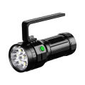 High power aluminum alloy Large flashlight Real high lumens Rechargeable led Lantern  with smart air fan cooling system. 