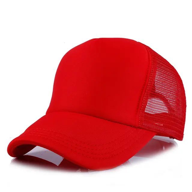 Wholesales%20Plain%20Foam%20Mesh%20Trucker%20Hat%20Casual%20Snapback%20Polyester%20Adjustable%20Baseball%20Cap%20Men%20Women%20-%20Image%204
