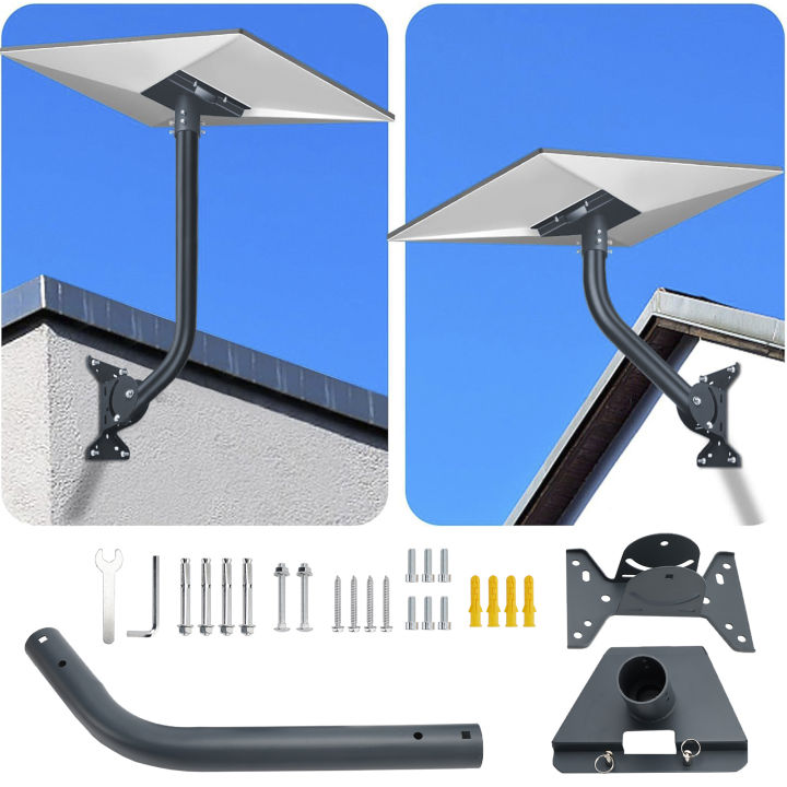 Gen%203%20Mount%20Kit%20for%20Starlink,%20360%C2%B0%20Adjustable%20Wall%20/Roof%20Antenna%20Mounting%20Bracket%20for%20V3%20V4%20Starlink%20Standard%20Dish%20-%20Image%205
