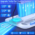DinoFire S4000 For PS5 Slim Disc/Digital Fast gamepad Charging Cooling Stand Vertical Cooling Station For PS5. 