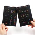 Rainbow Magic scratch note pad book A6 size with wooden stick 10 sheets. 