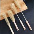 Long Handle Bottle Brush Cleaner for Kitchen Cleaning Brush Wooden Handle Nylon Bristles Small Brush for Kitchen Cleaning Tools.