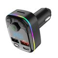 Car Bluetooth 5.0 FM Transmitter Wireless Adapter Mic Audio Receiver Auto MP3 Player 2.1A Dual USB Fast Charger Car Accessories. 