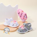 Baby Squeaky Shoes Summer Sandal High Quality Funny Toddler Sound Prewalking Sneaker Cute Butterfly-Bowknot for Kid Girls MY2401. 