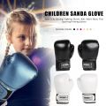 2pcs Kids Boxing Gloves PU Leather MMA Fighting Gloves Punching Bag Kickboxing Thai Gloves Professional for Kids Child Training. 