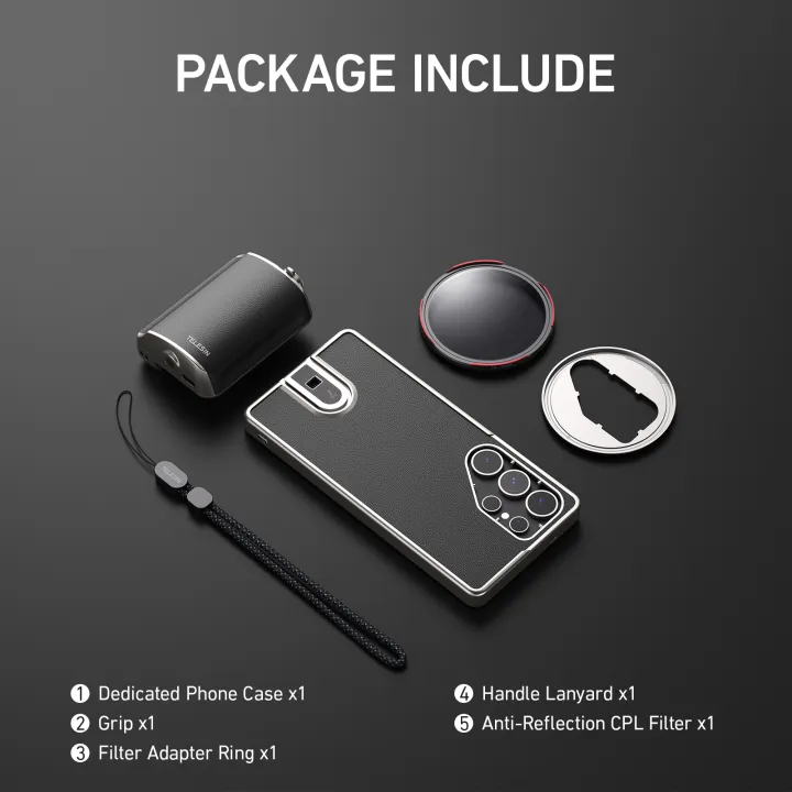 TELESIN%20Master%20Shooting%20Set%20Phone%20Camera%20Hand%20Grip%20Phone%20Holder%20CPL%20ND%202-32%20Filter%20Remote%20Handle%20For%20SAMSUNG%20Galaxy%20S25%20Ultra%20-%20Image%207