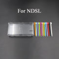 Plastic Clear Crystal Hard Shell Case Cover+Stylus Pen For 2DS 3DS New 3DS XL LL For NDSL NDSi XL LL. 