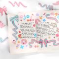 Ribbon/Confetti Sticker 20pc Multicolor Journaling Scrapbooking.