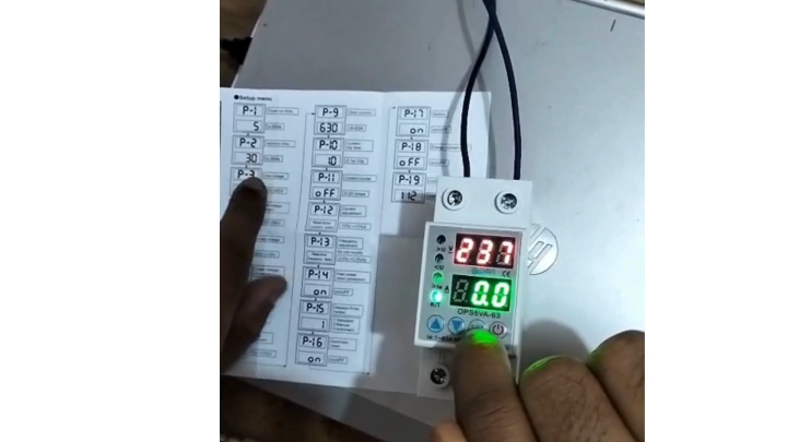Voltage and current protector, 63A