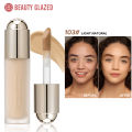 BEAUTY GLAZED Full Coverage Liquid Concealer,Covers Under Eye Dark Circles & Blemishes,Long-Lasting Waterproof. 