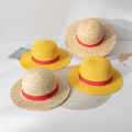 Straw Hat Anime Cosplay Prop Luffy Cap Role Play Stage Performance Accessories Adult Unisex Sunshade Hat. 