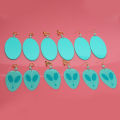 Anime DAN DA DAN Ayase Momo Same Style Pendant Earrings Cosplay Accessories Props Men And Women Earrings Holiday s.