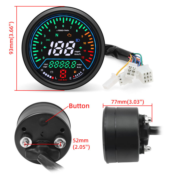 Motorcycle%20Universal%20Speedometer%20Digital%20Dashboard%20Meters%2012000RPM%20kmh/mph%20Voltage%20Alarm%20Display%20Gear%20Indicator%20for%20suzuki%20GN125%20-%20Image%207
