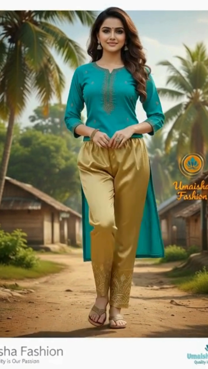 Elegant Embroidered Silk Pajamas Pants Full Length Traditional Style