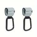 Universal Stroller Hooks Clip Heavy Duty Hanging Organizer for Diaper Bags Prams Shopping Carts Car Seats Baby Carriers.