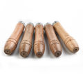 5Pcs Wooden File Handle Replacement Strong Metal Collar For File Craft Tool Woodworking File Craft Polishing Hand Tools. 