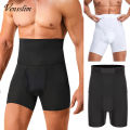 【Hot-Selling】 Men Slimming Belly Trimmer Waist Trainer Shapewear Compression Body Shaper Tummy Control Pants Thigh Slimmer Shorts.