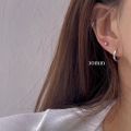 [Genuine silver certified] suwann.na.shop [price per pair] earrings real silver hoop earrings multi size. 