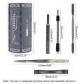 NEW DESIGN 128 in 1 Book Roll Precision Screwdriver set Multifunctional combined household set for repairing phones, computers, hard drives, watches, shavers, toys and other electronic devices.. 