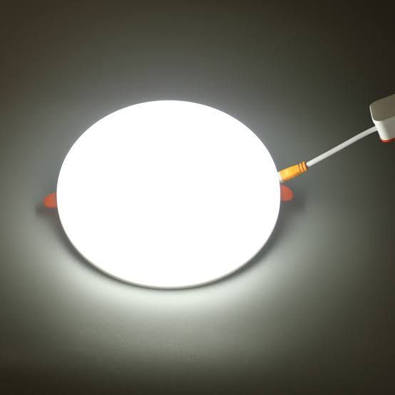 24w ice frameless led downlight-220V, adjustable hole size 2 inch to 6 inch, white, yellow(warm), light yellow(natural white)