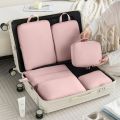 6 pcs Travel Compression Packing Cubes Luggage Bag Handheld Clothes Storage Bag Portable Suitcase Expandable Saver Space Bag. 
