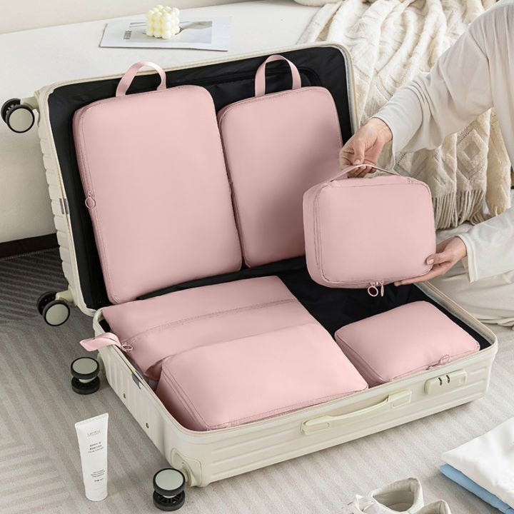 6%20pcs%20Travel%20Compression%20Packing%20Cubes%20Luggage%20Bag%20Handheld%20Clothes%20Storage%20Bag%20Portable%20Suitcase%20Expandable%20Saver%20Space%20Bag%20-%20Image%207