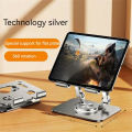 Laptop Bracket Mobile phone tablet bracket aluminum alloy multifunctional desktop lazy bracket 360 degree rotation foldable. 