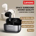 Lenovo EA110 Wireless Headset Bluetooth 5.4 Intelligent Touch Control Headphones Long Lasting Battery Life Support Android ISO. 