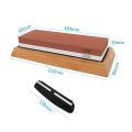 2 in 1 Professional Sharpening Stones Knife Sharpener Double-side Whetstone Grinder Stone Watster Stone Kitchen Gadgets.