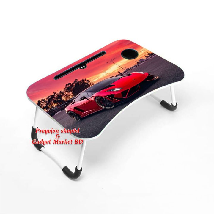 waterproof foldable laptop table and kids reading table without drawer