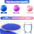 Orange & Blue Indicating Silica Gel Desiccant Beads 3-5mm Reusable Bulk Dehumidifier for 3D Printer, Electronics, Camera,Jewelry.