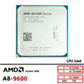 AMD A8 9600 A8 Series A8-9600 3.1 GHz Used 65W Quad Core CPU Processor AD9600AGM44AB / AD960BAGM44AB Socket AM4 ﻿. 