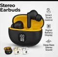 Premium Wireless Earbuds Black Yellow Bluetooth 5.3. 