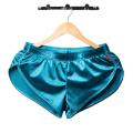 Mens Pajamas Boxer Shorts Smooth Silk Underwear Men Sleep Bottoms Homewear Lounge Shorts Male Panties Boxers.