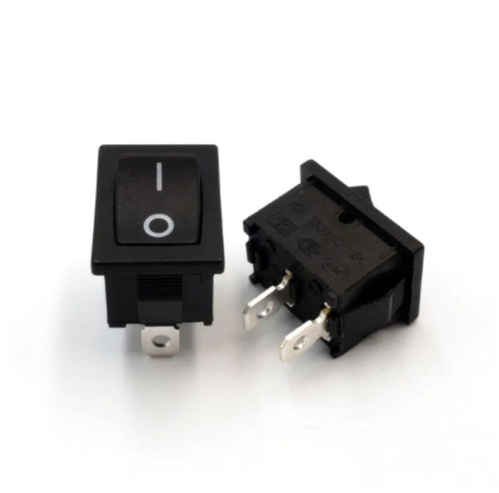 2 Pcs Rocker Switch Mini Switch 10A 125V 6A 250V Press Button - Switch for DC and AC Appliance Control. mini on off button - mini on off switch