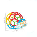 Soft Silicone Teether Rattle Ball For Baby Infant Grasping Training Sensory Toy Textured Easy Grip .