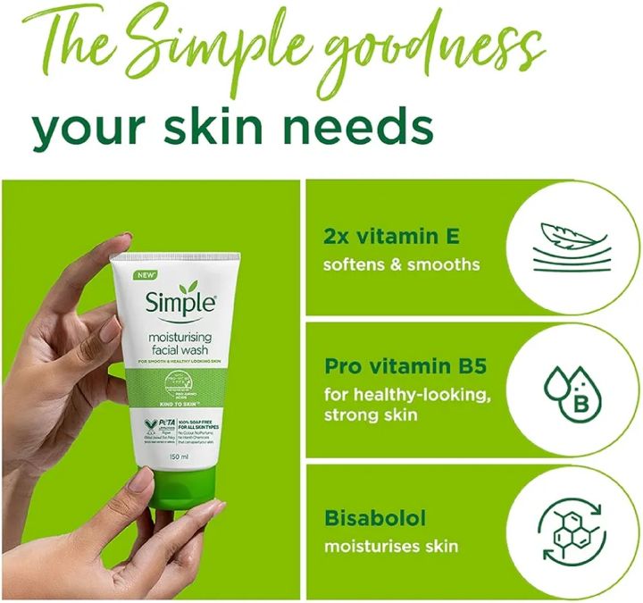 Simple%20Moisturising%20Facial%20Wash%20For%20Smooth%20&%20Healthy%20Looking%20Skin%20For%20Women%20-150%20ML%20-%20Image%202