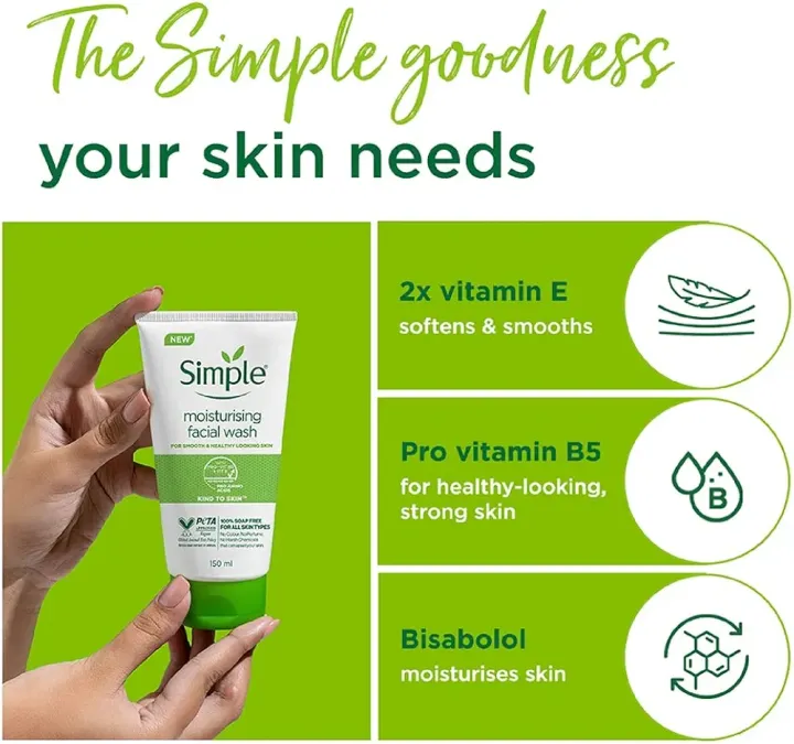 Simple%20Moisturising%20Facial%20Wash%20For%20Smooth%20&%20Healthy%20Looking%20Skin%20For%20Women%20-150%20ML%20-%20Image%202