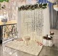 Nikkah Stage Lari Without Flowers Bride Groom Stage. 
